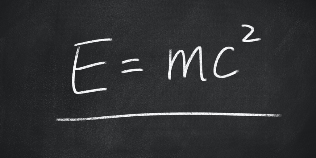 Albert Einstein er viden kjent for sin kjente energiligning E = mc2
